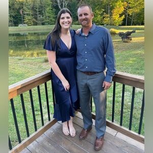 Navy Nicole Miller Dress